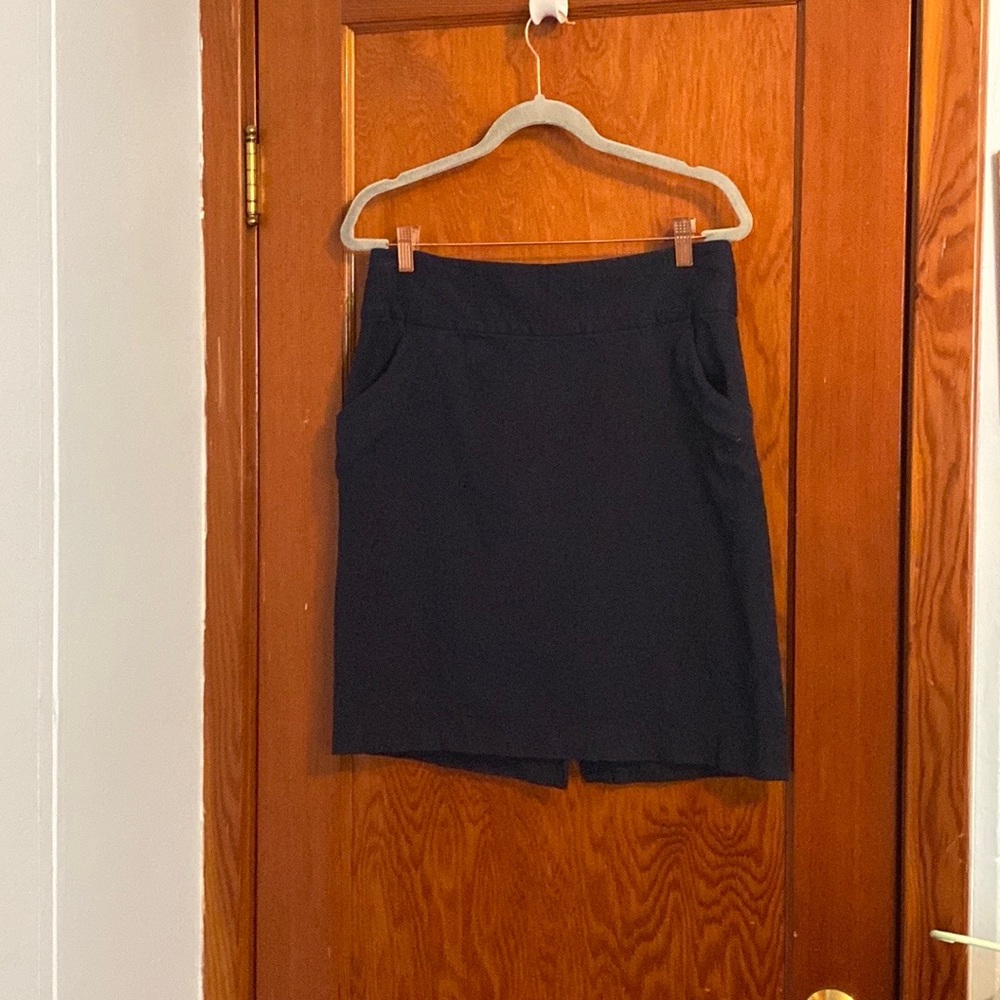 💜💜 Banana Republic Stretchy Black Skirt Ladies Size  10